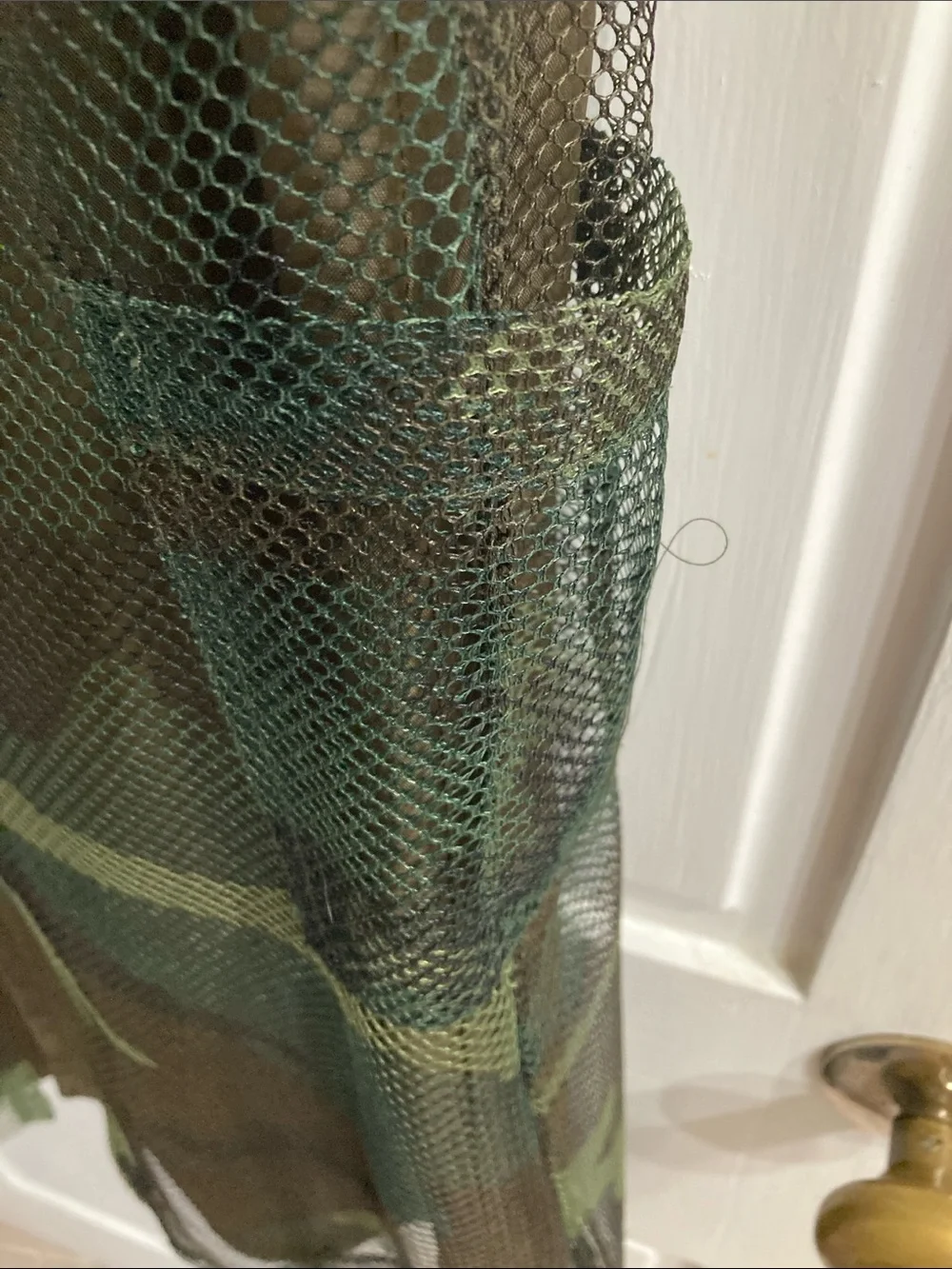 UFO Vintage 80’s women’s Camo Mesh Cargo skirt- Olive Green - Picture 8 of 8